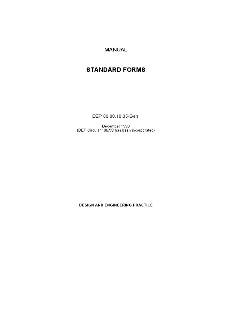 Shell Design and Engineering Practices Manual | PDF