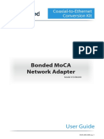 Bonded Moca Network Adapter: Coaxial-To-Ethernet Conversion Kit