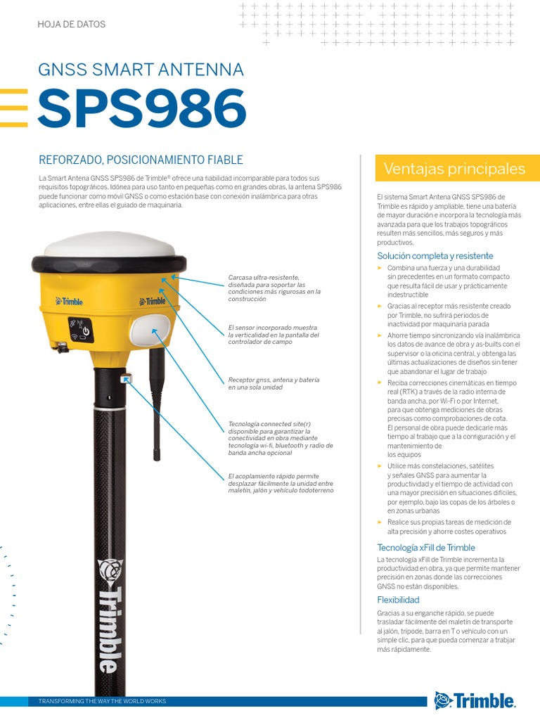 sps986 Data Sheet Spanish | PDF | Telefonía móvil | Inalámbrico