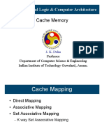 Cache Memory: CS 322M Digital Logic & Computer Architecture
