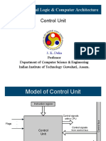 Control Unit: CS 322M Digital Logic & Computer Architecture