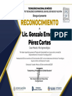 Lic. Gonzalo Ernesto Pérez Cortes