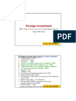 Foreign Investment: Business Environment