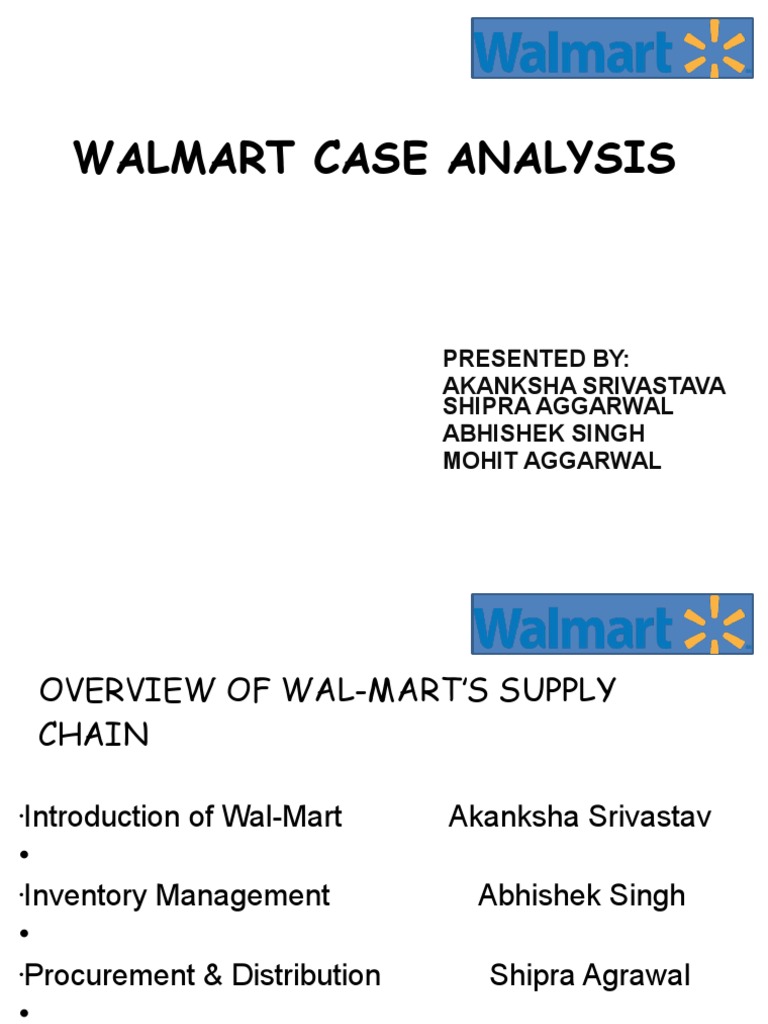 Walmart | PDF | Walmart | Inventory