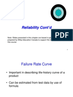 Reliability Cont’d: Key Concepts