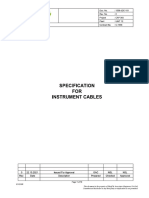 [POWER CABLE SPECIFICATIONS] Cable specification