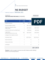 Marketing Budget 2022 (KMED)