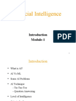 Artificial Intelligence: Module-1