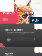 Dog Walker PowerPoint Presentation Template