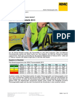 ADAC Pannenstatistik 2013