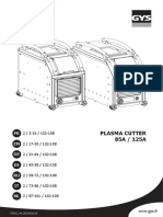 Gys Plasma Cutter 85A, 125A
