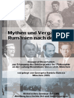 Mythen Und Vergangenheit - Rumänien Nach Der Wende