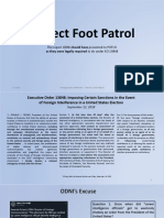 Project Foot Patrol