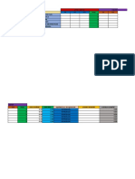 Actas de Notas Del Primer y Segundo Parcial Del Cuarto Semestre