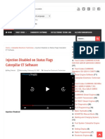 Injection Disabled On Status Flags Caterpillar ET Software - Blog