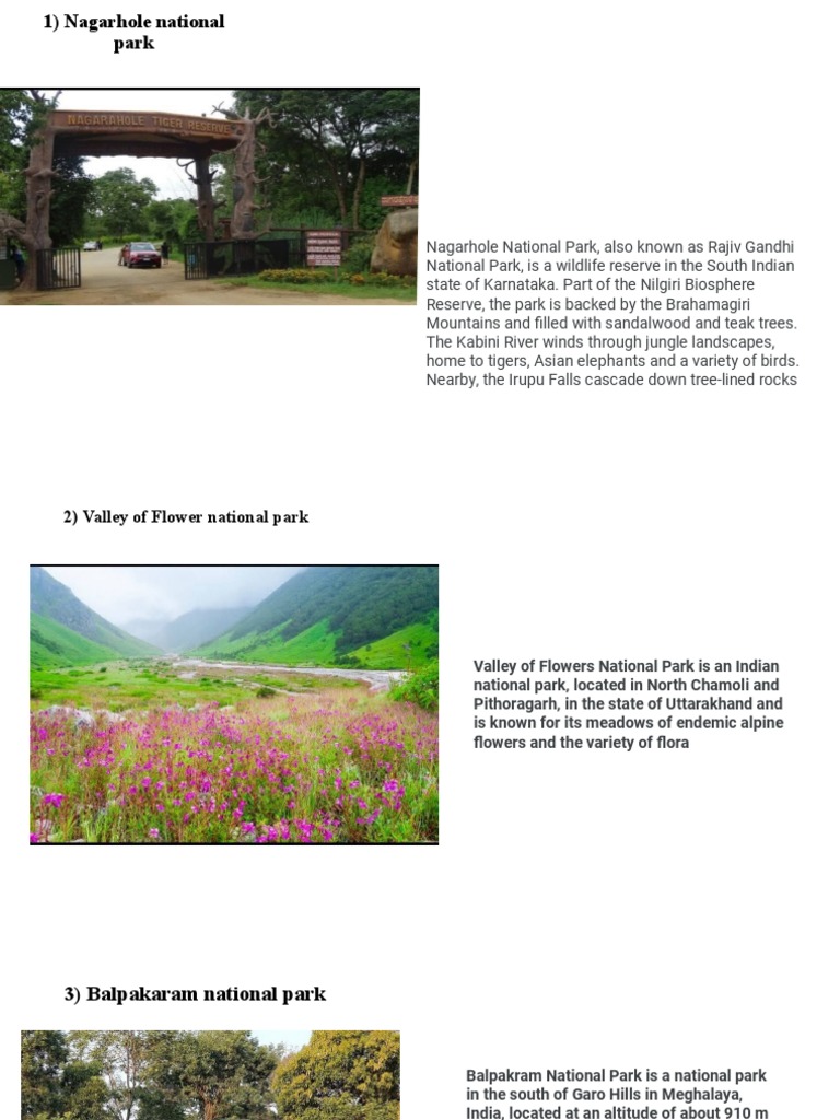 Wildlife Sanctuary and National Park | PDF