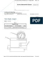 Valve Depth - Inspect: Testing and Adjusting