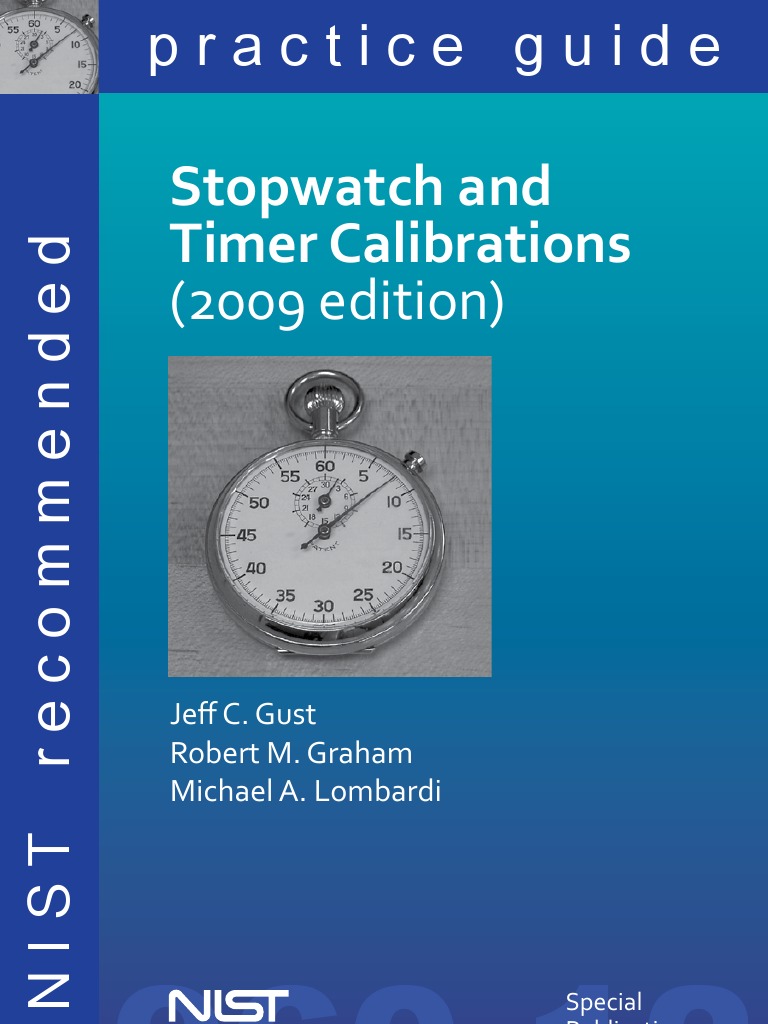 NIST Stopwatch & Timer Calibrations 2009 | PDF | Calibration | Metrology
