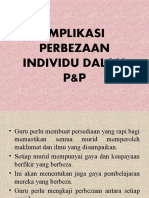 Implikasi Perbezaan Individu Dalam P&P