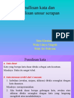 EYD - Penulisan Kata