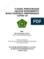 Laporan Hasil Pengawasan MI Kecamatan Wonomerto Masa Darurat Covid-19