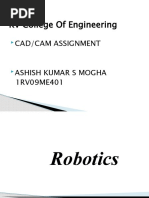 RV College of Engineering: Cad/Cam Assignment Ashish Kumar S Mogha 1RV09ME401