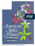 American Wild Flowers (Dover Coloring Book)