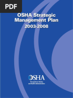 OSHA Strategic Management Plan