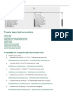 Speed Converter: Popular Speed Unit Conversions