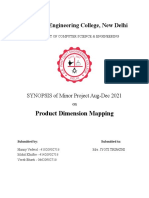 G. B. Pant Engineering College, New Delhi: Product Dimension Mapping