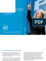 Programa Electoral Esperanza Aguirre 2011