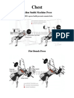 Chest: Incline Smith Machine Press