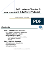 OCF Standard & IoTivity Lecture Chapter 5