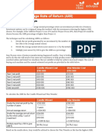 Calculating Average Rate of Return (ARR) : Method and Worked Example