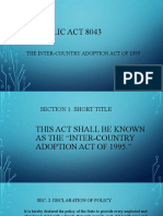 Republic Act 8043: The Inter-Country Adoption Act of 1995