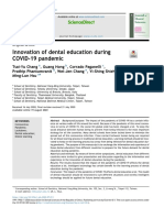 Innovation of Dental Education During Covid-19 Pandemic: Sciencedirect