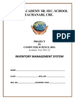 G12 Lakshita Inventory Management System