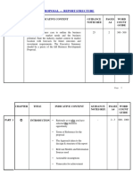 Business Development Proposal - Report Structure