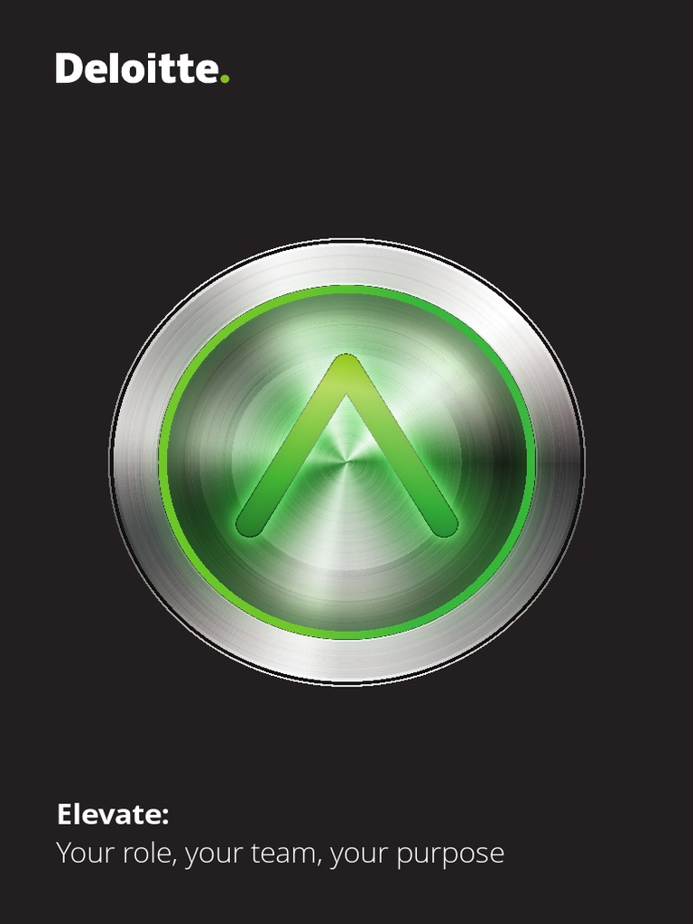 Elevate Your Role Your Team Your Purpose Pdf Business Economies