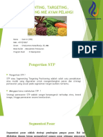 Segmentasi, Targeting, Positioning Mie Ayam Pelangi