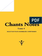 CHANTS NOTÉS Tome 4 (Sélection Pour Assemblées Chrétiennes)