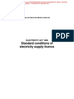 Electricity Supply Standard Licence Conditions Consolidated - Current Version