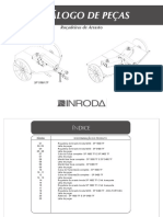 Catálogo de peças para roçadeiras de arrasto SP 1800 TF e SP 3400 TF