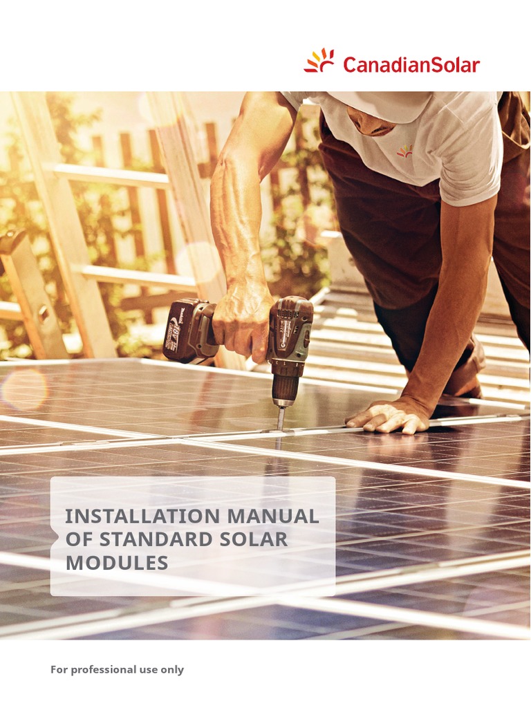 Installation Manual of Standard Solar Modules En-V2.1 | PDF | Screw ...