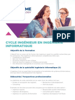 Cycle Ingénieur en Informatique