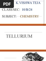 Tellurium Chemistry (Bimal Krishna Banik, Sangeeta Bajpai