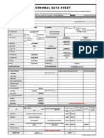 ANSG 2021 CS Form No. 212 Personal Data Sheet Revised