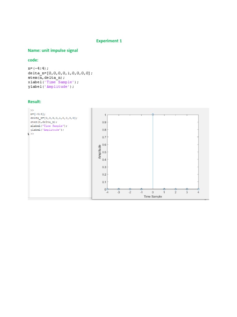 DSP Lab Experiments | PDF | Complex Number | Applied Mathematics