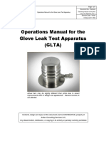 Glove Leak Test Manual