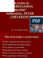 Book Review On "Understanding Brands" Authored by:-PETER Cheverton